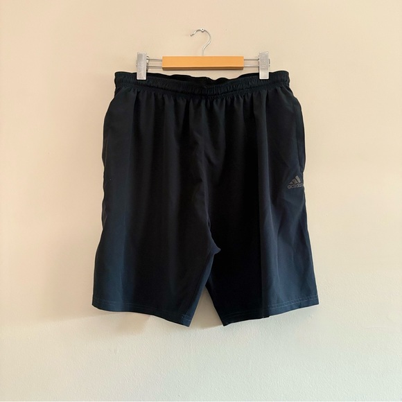 Adidas Black and Gray Athletic Shorts - Picture 1 of 12